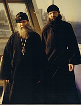 Metropolitan Philaret with Protodeacon Nikita